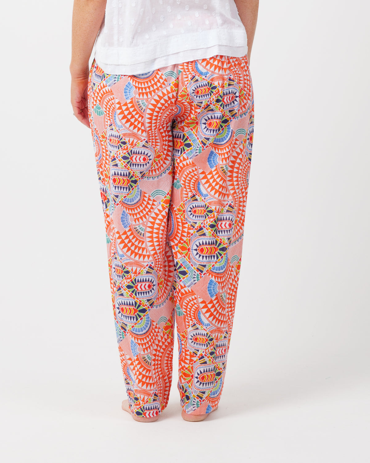 Chilli Pants in Orange Geo