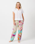 Chilli Pants in Turquoise Cream