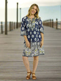 Bangalow Boho Dress in Storm Grey