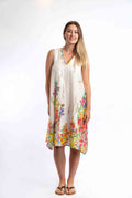 Coolum Dress in Vanilla Spring