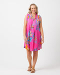 Chilli Style Dress in Pink Birds