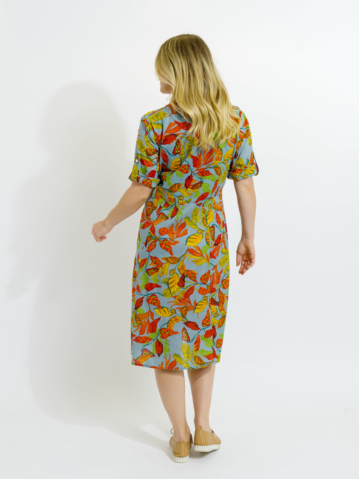 Mareeba Dress in Autumn Leaves