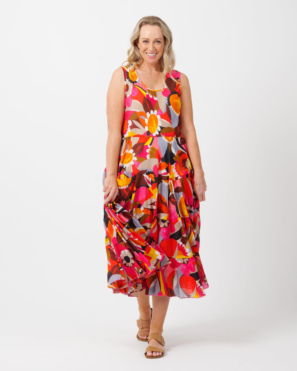 Daydream Dress in Bold Floral