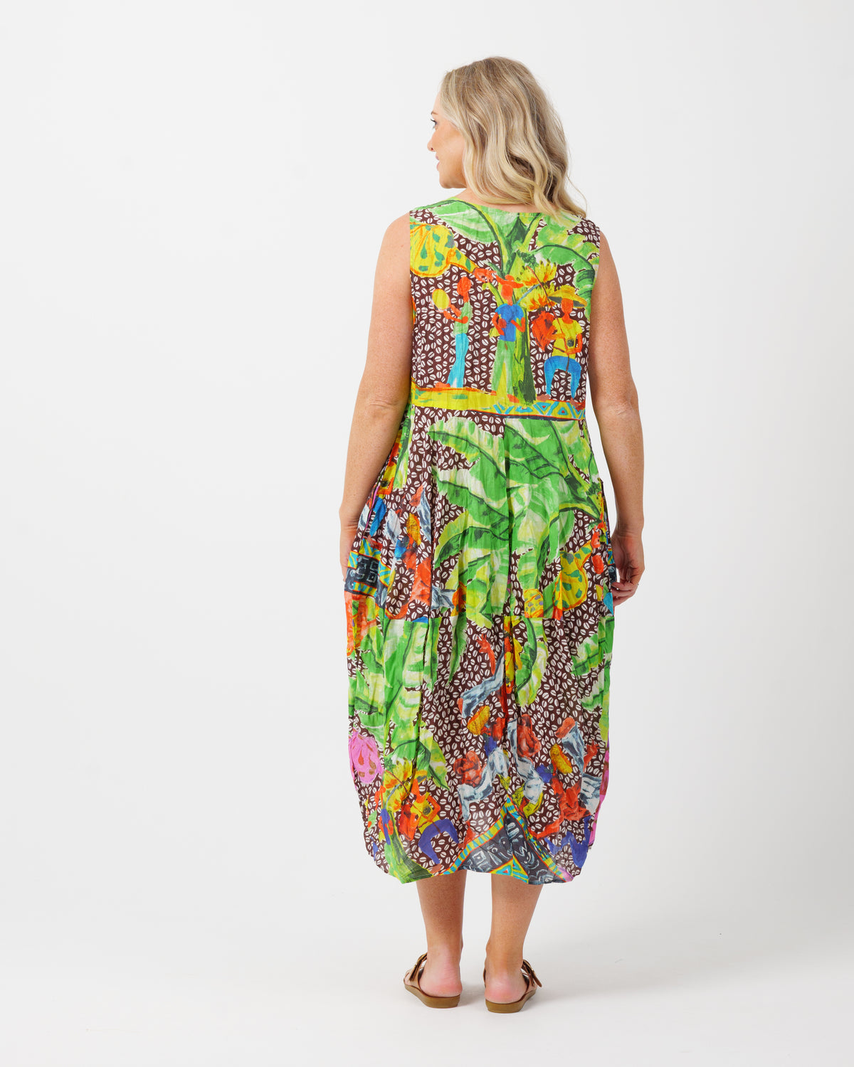 Glasshouse Dress in Coffee Beans