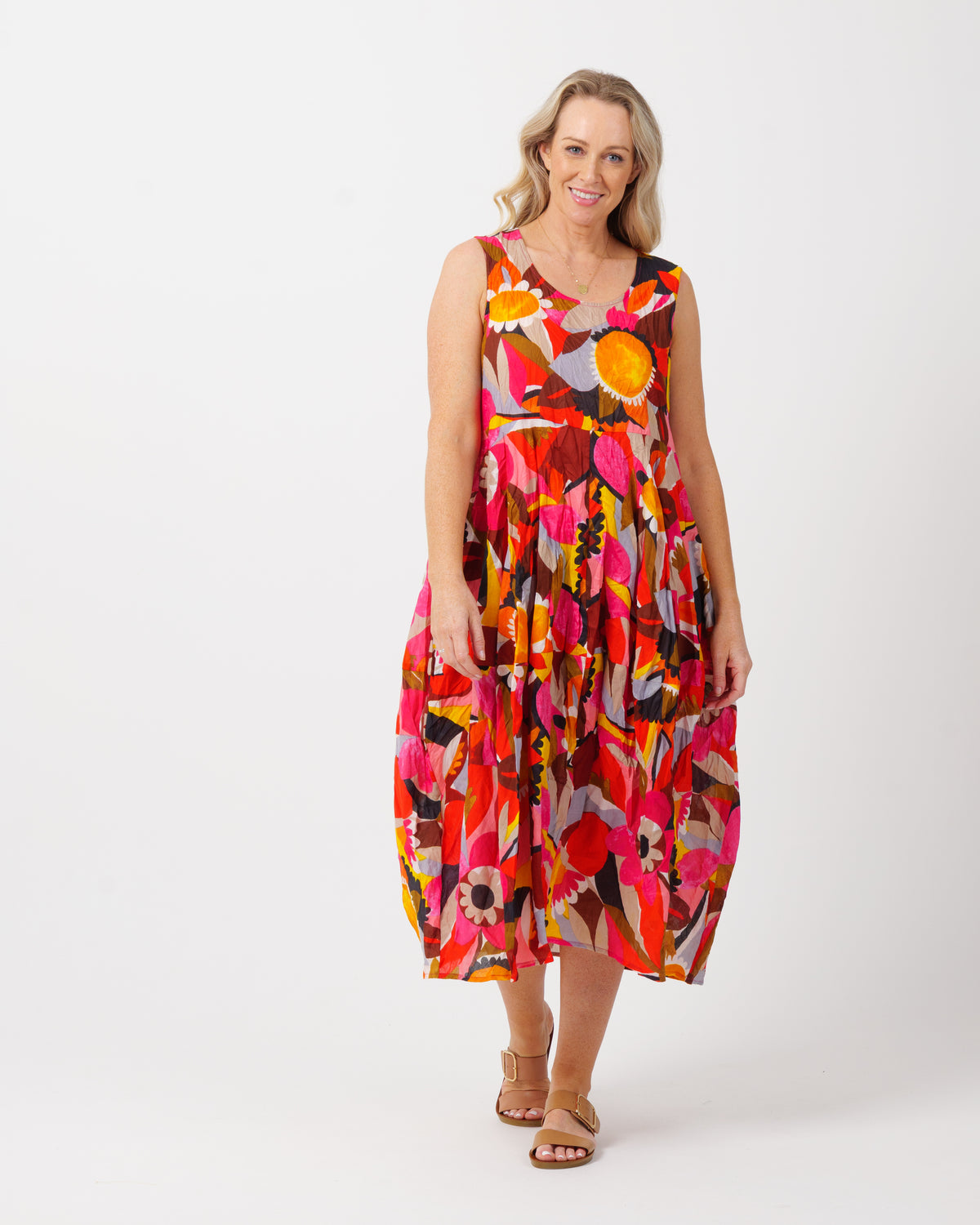 Glasshouse Dress in Bold Floral