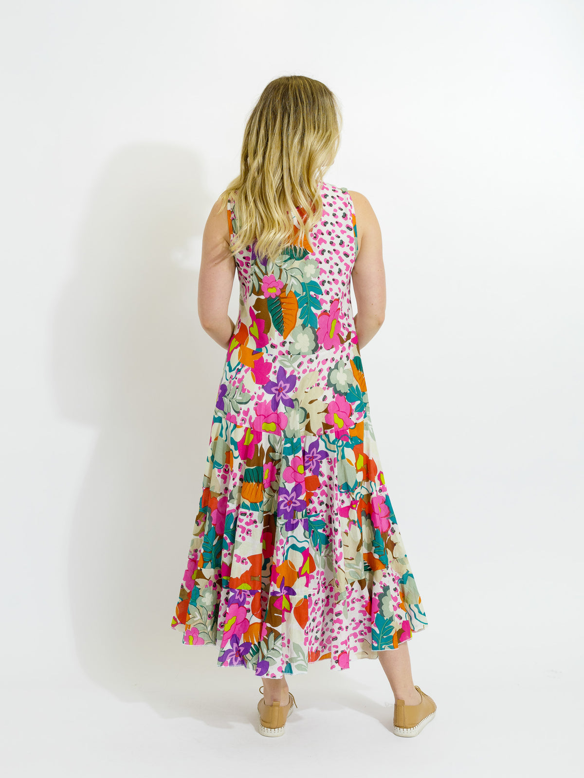 Daydream Dress in Fresh Pink Floral