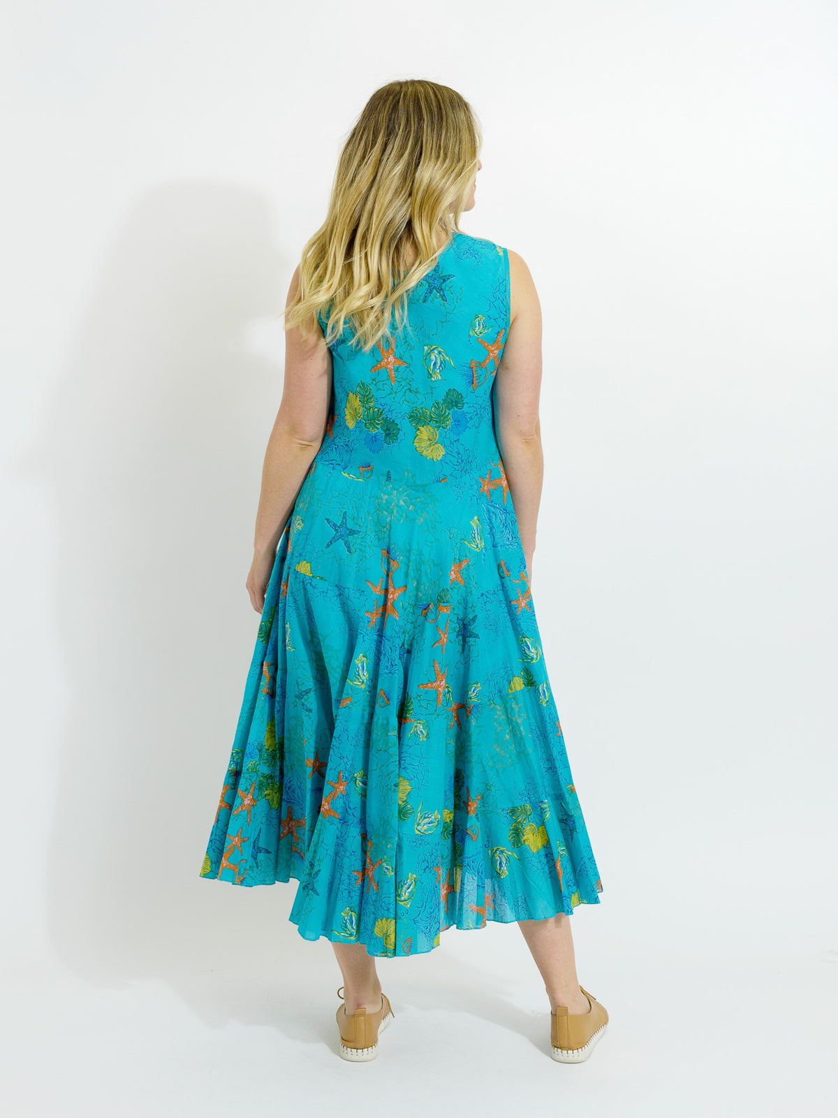 Daydream Dress in Aqua Reef