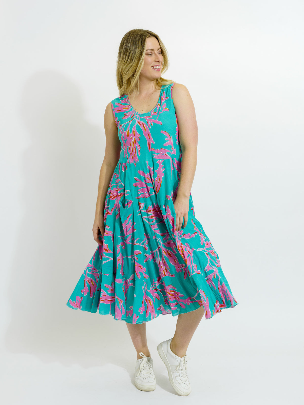 Daydream Dress in Pink Coral