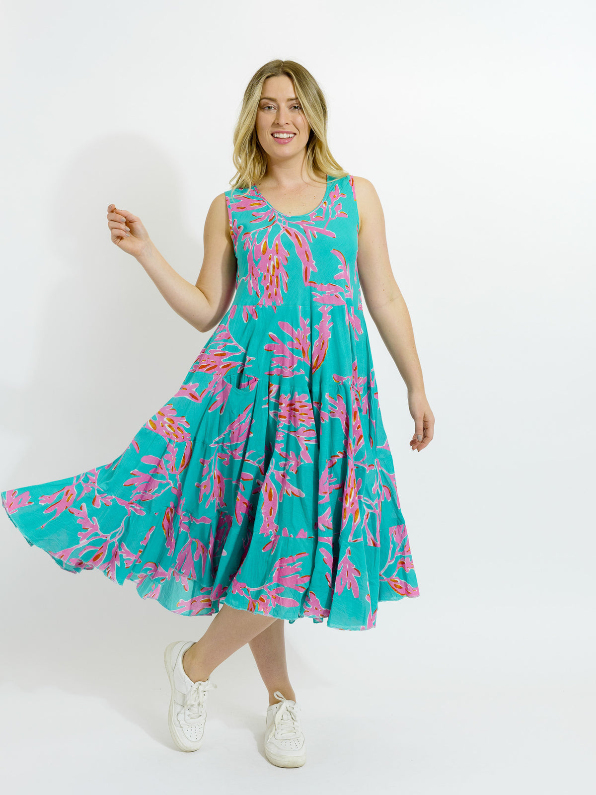 Daydream Dress in Pink Coral