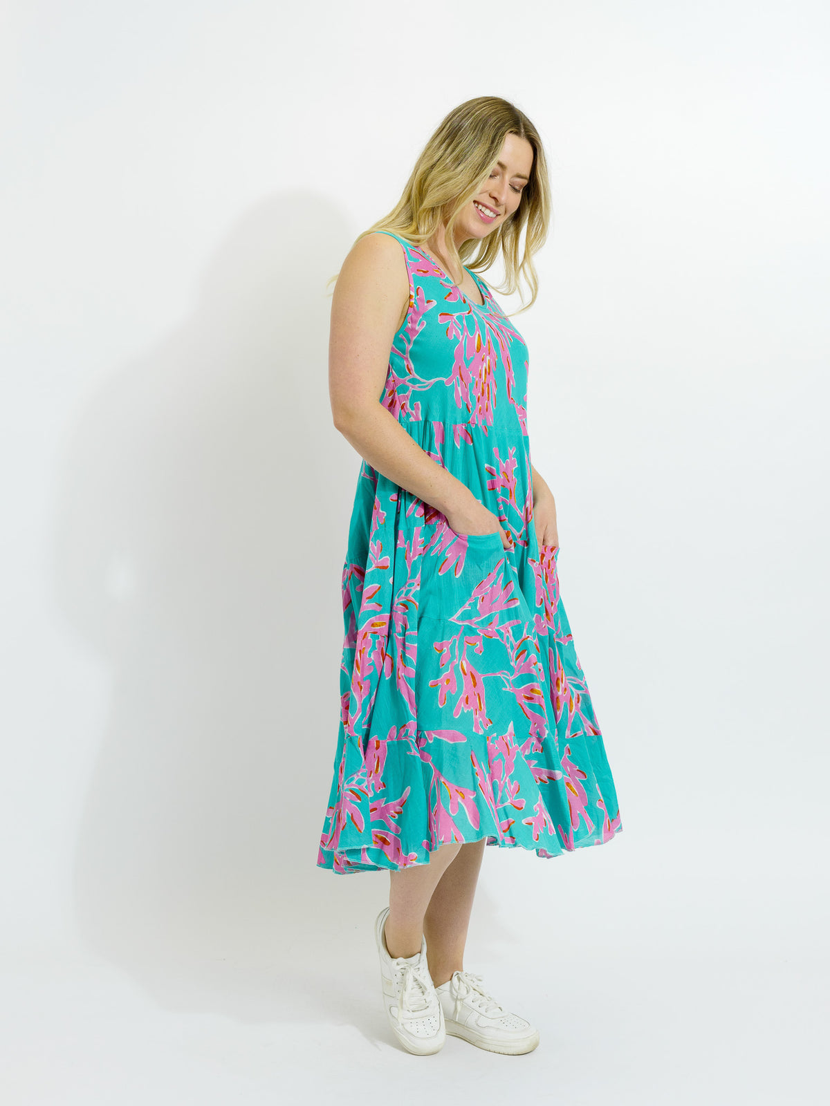Daydream Dress in Pink Coral