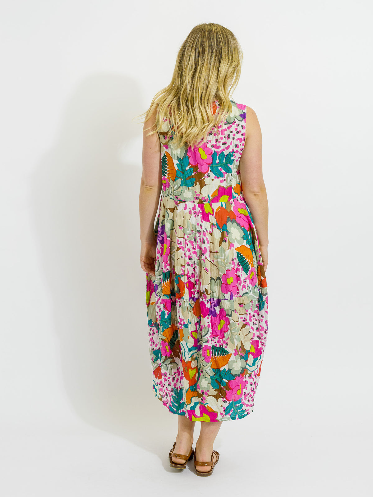 Glasshouse Dress in Fresh Pink Floral