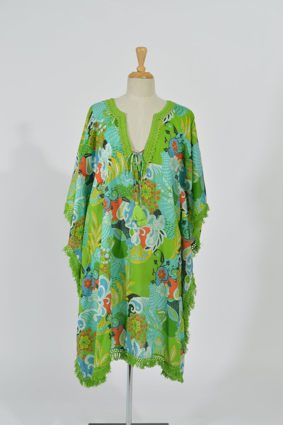 Bedarra Kaftan in Kaleido Garden