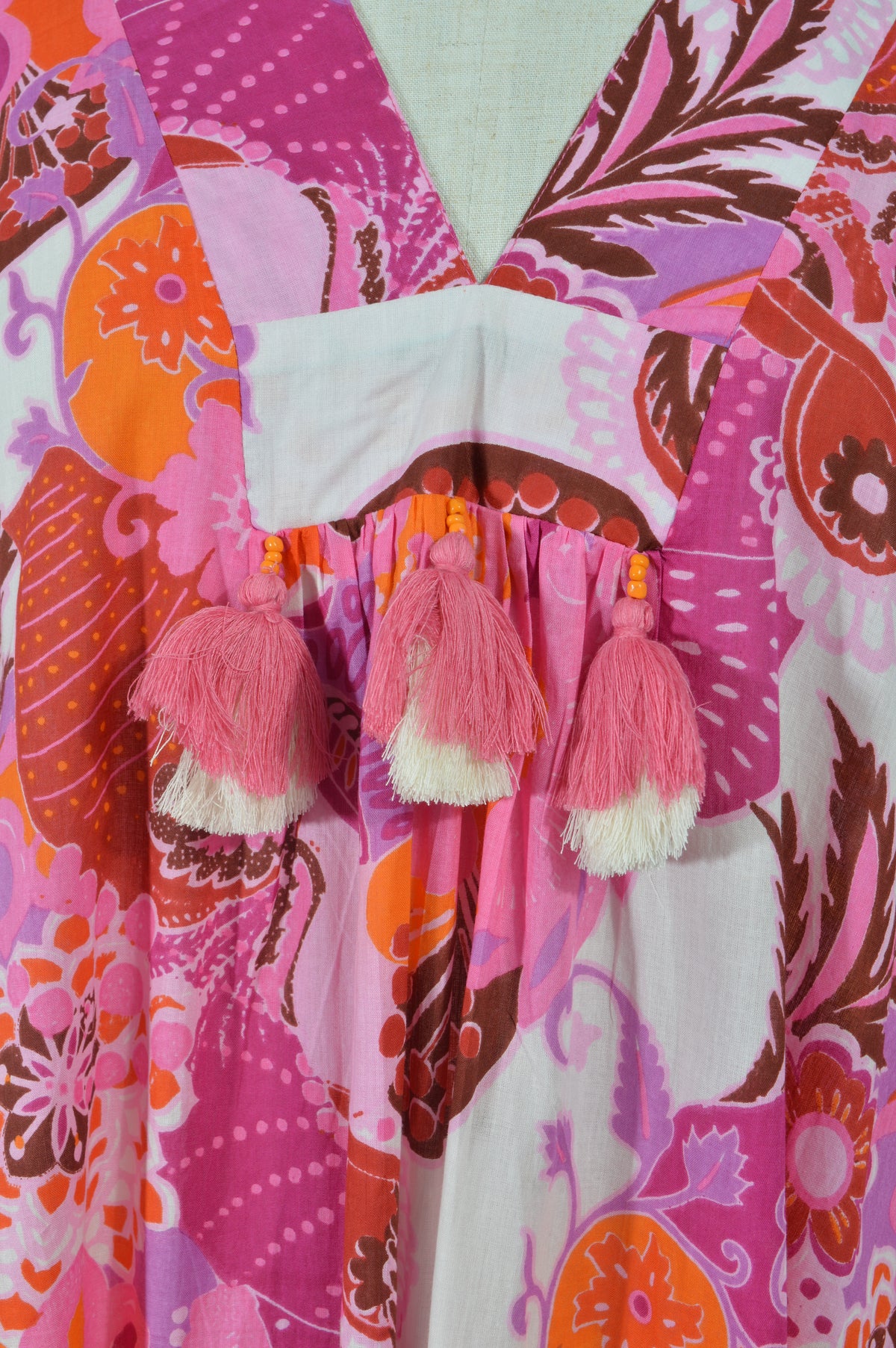Tiwi Kaftan in Kaleido Pink