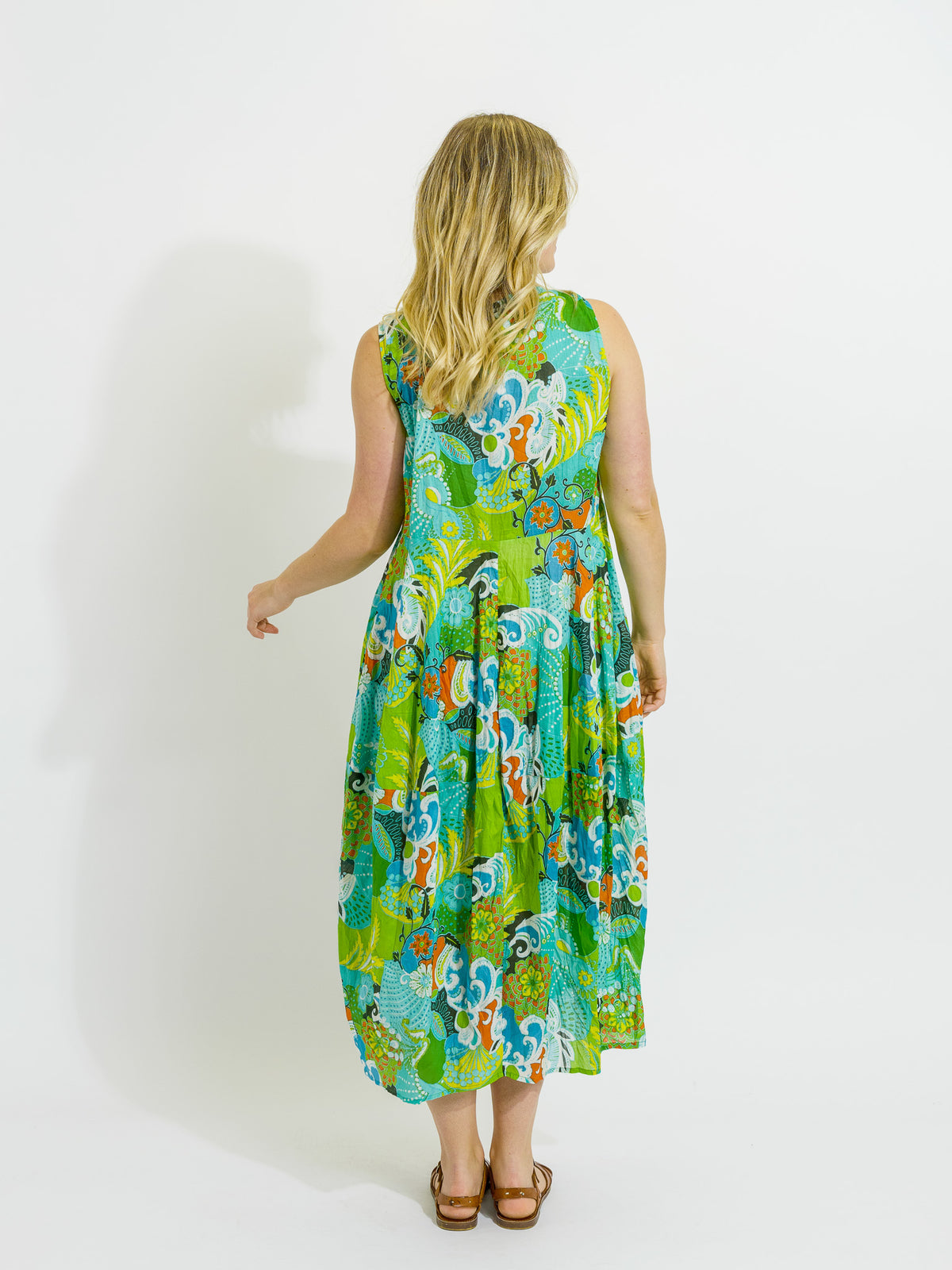 Glasshouse Dress in Kaleido Garden