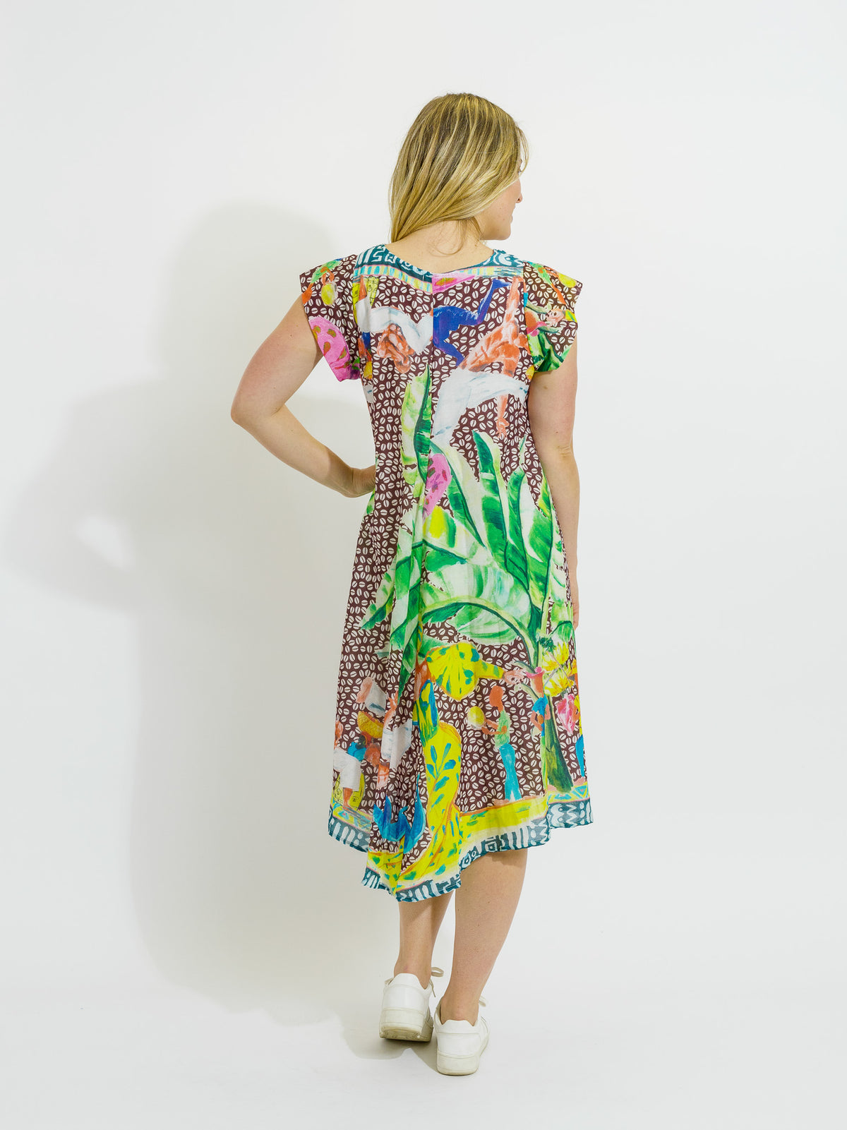 Maheno Dress in Coffee Beans