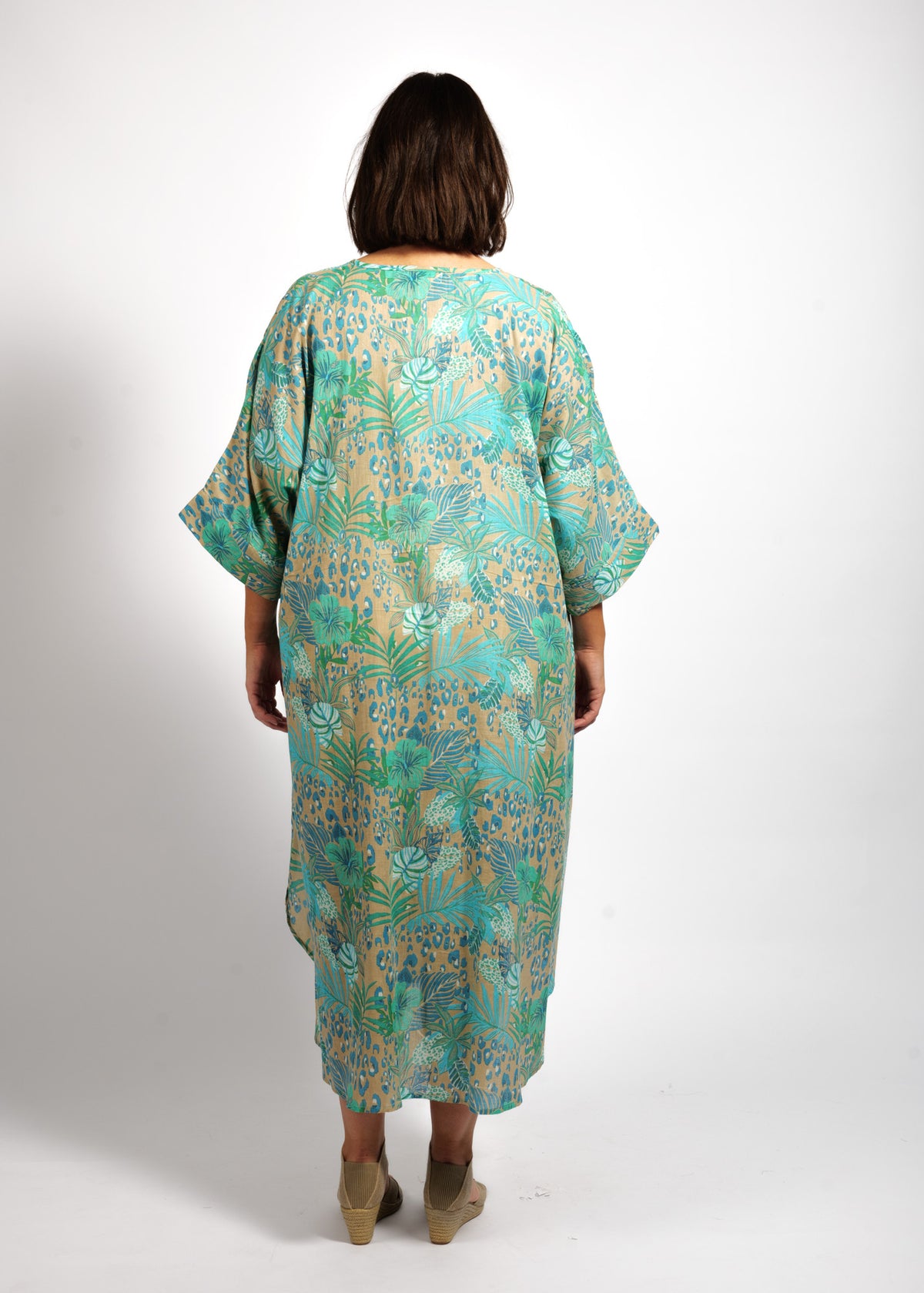 Stella Dress in Sandy Ferns