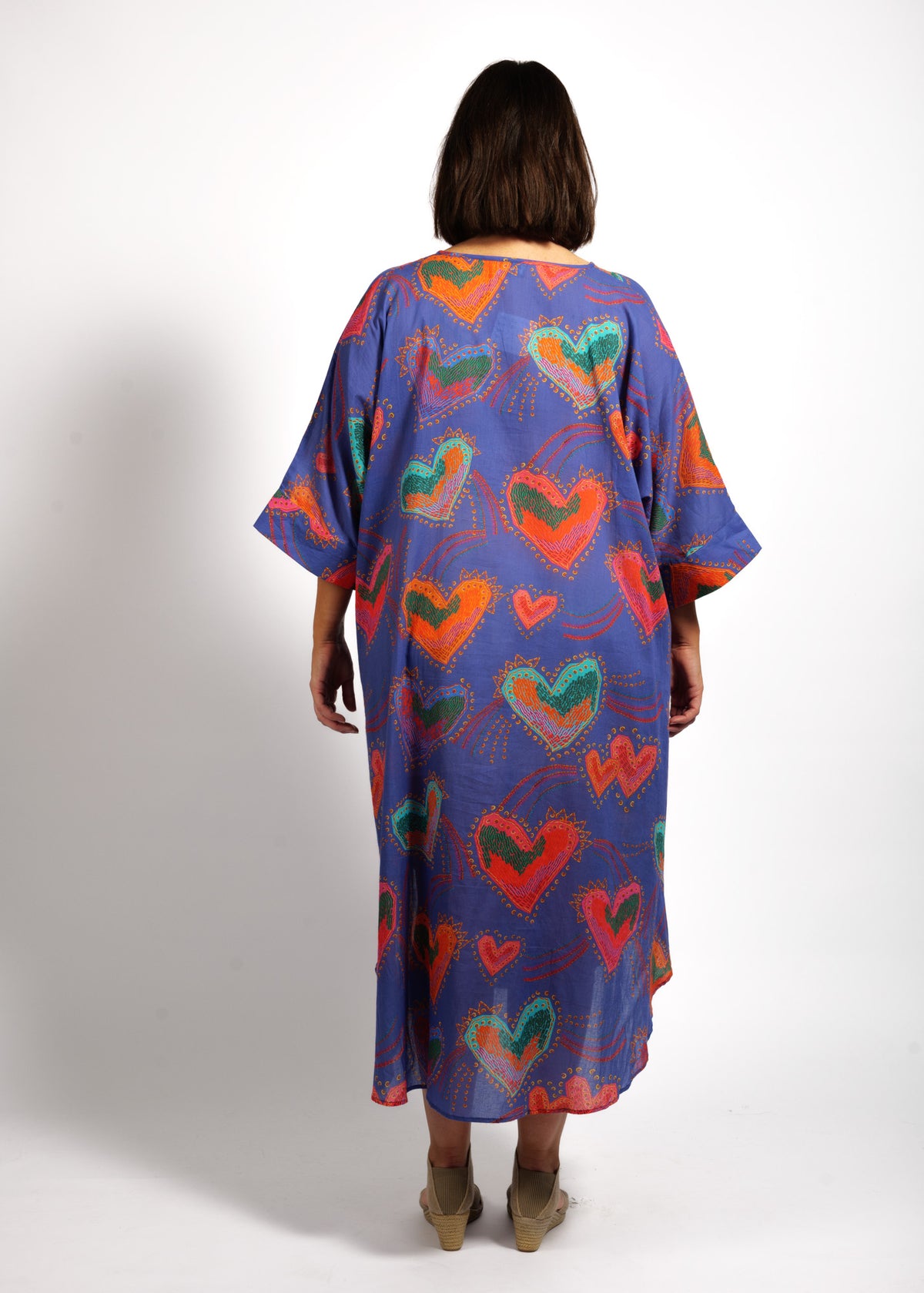 Stella Dress in Purple Hearts