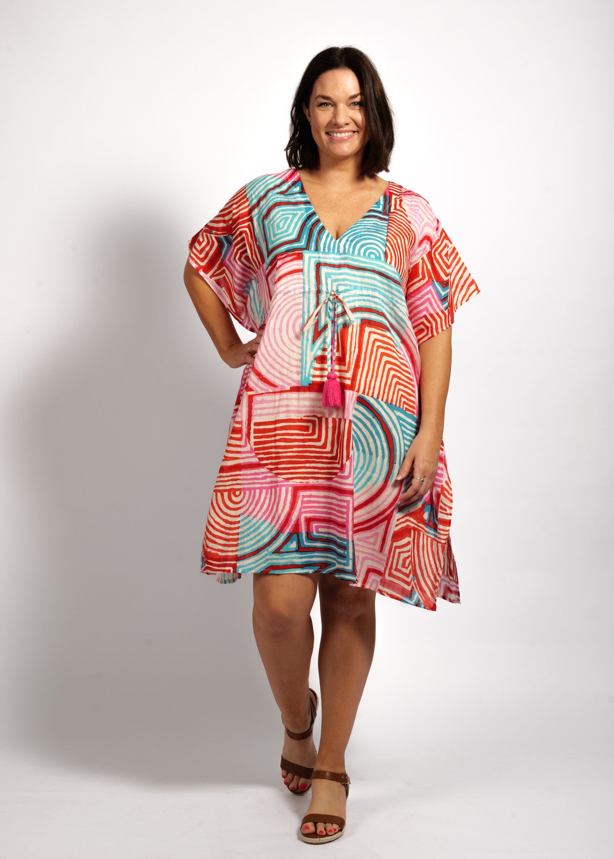 Isabel Kaftan in Aqua Pink