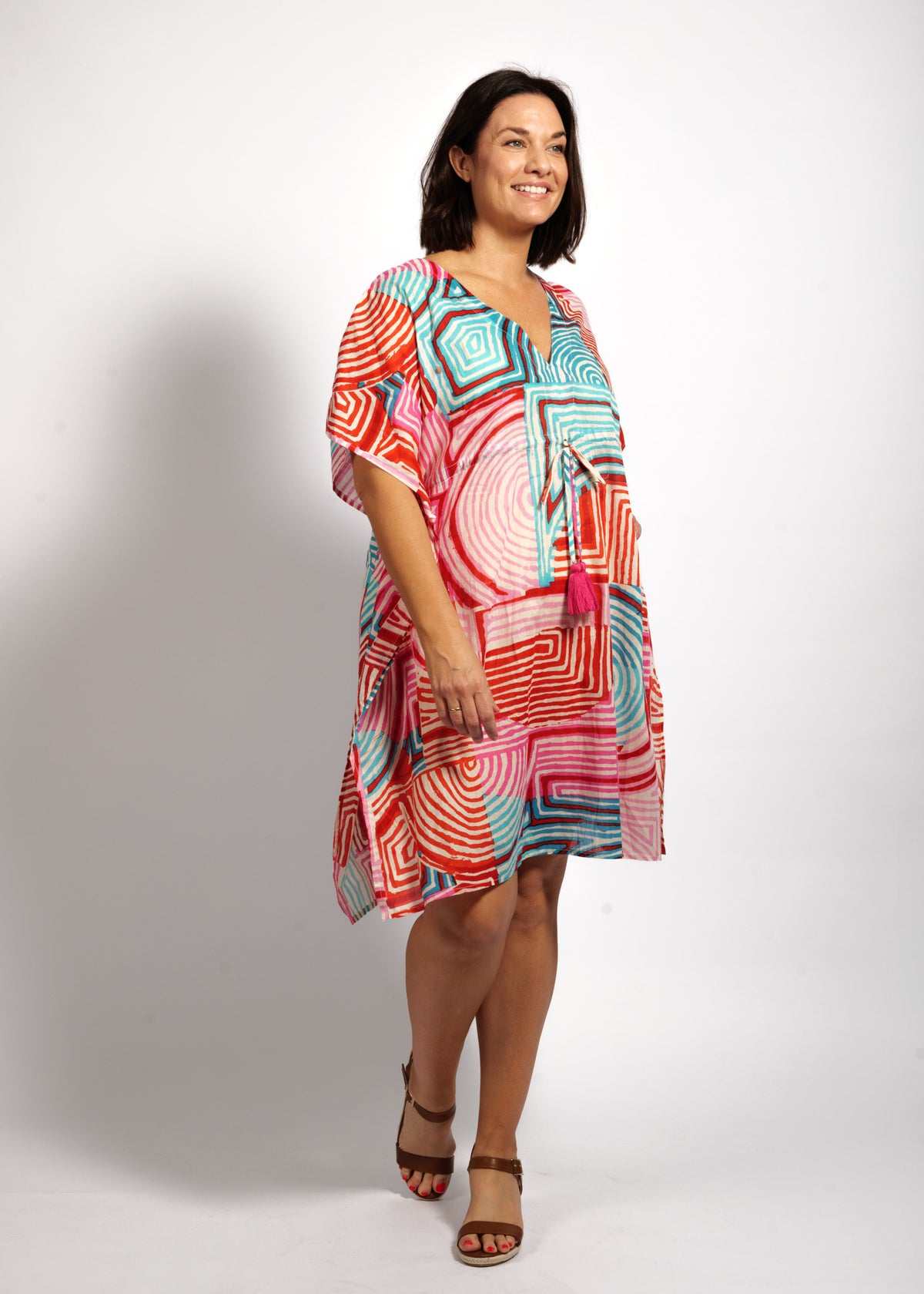 Isabel Kaftan in Aqua Pink