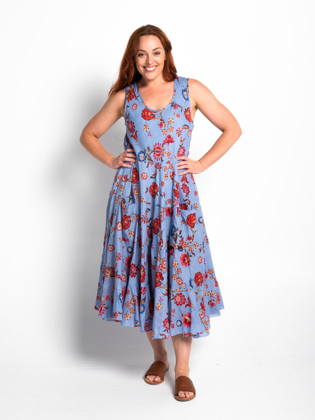 Daydream Dress in Blue Azaleas