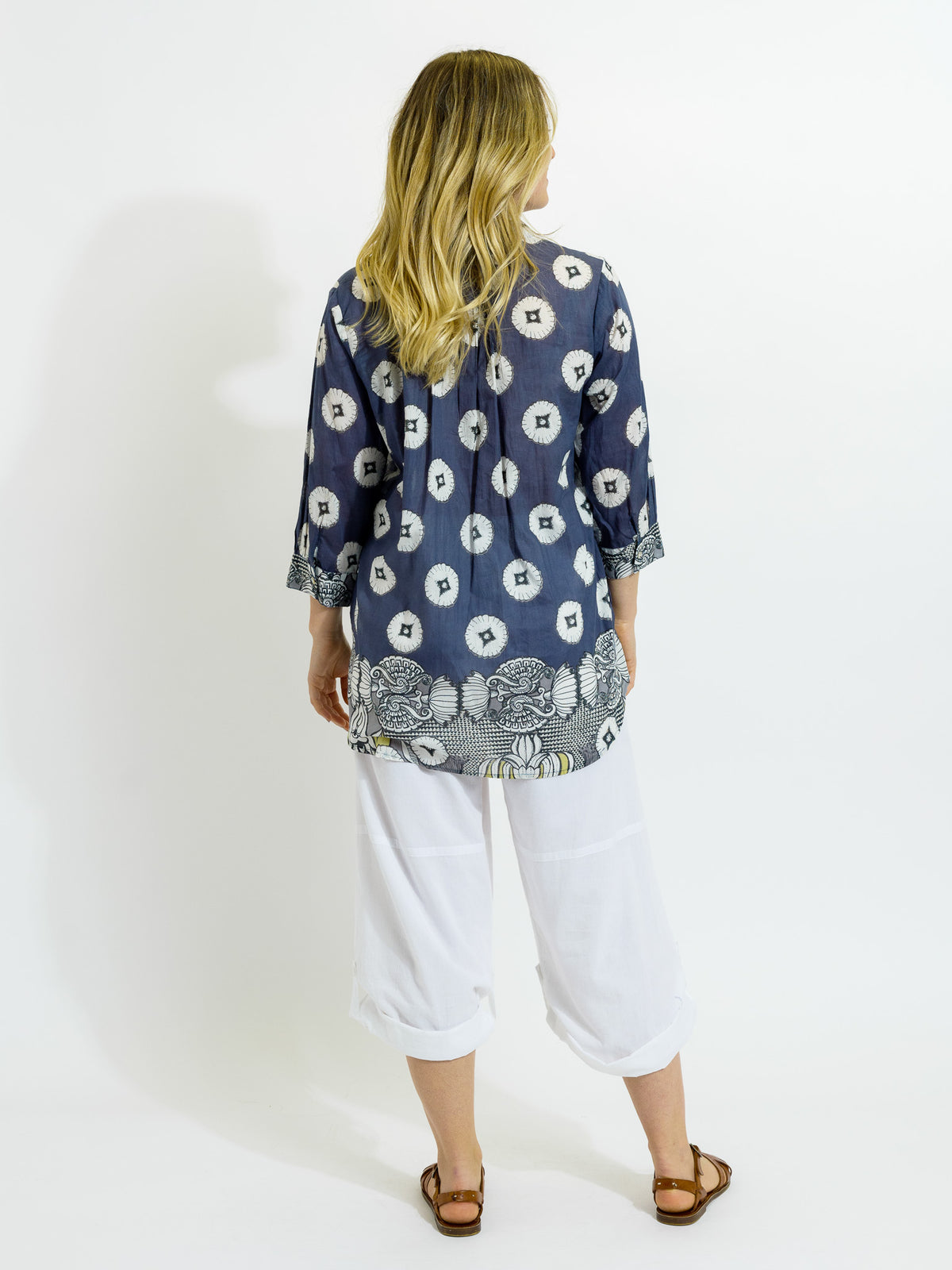 Palm Cove Top in Storm Grey