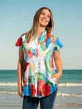 Mozaic Magnetic Top in White Marine
