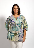 Rosa Top in Lime Mauve