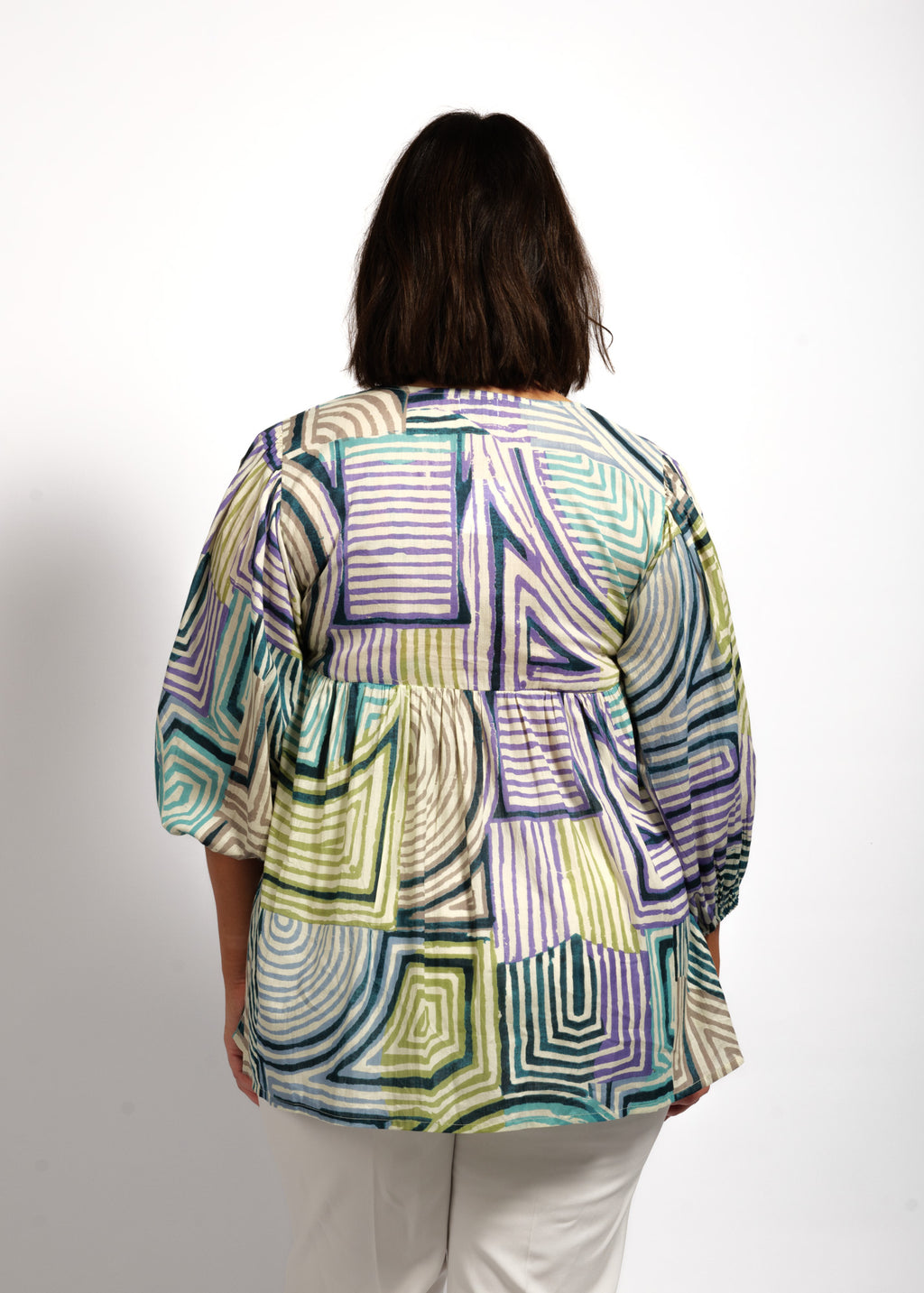 Rosa Top in Lime Mauve