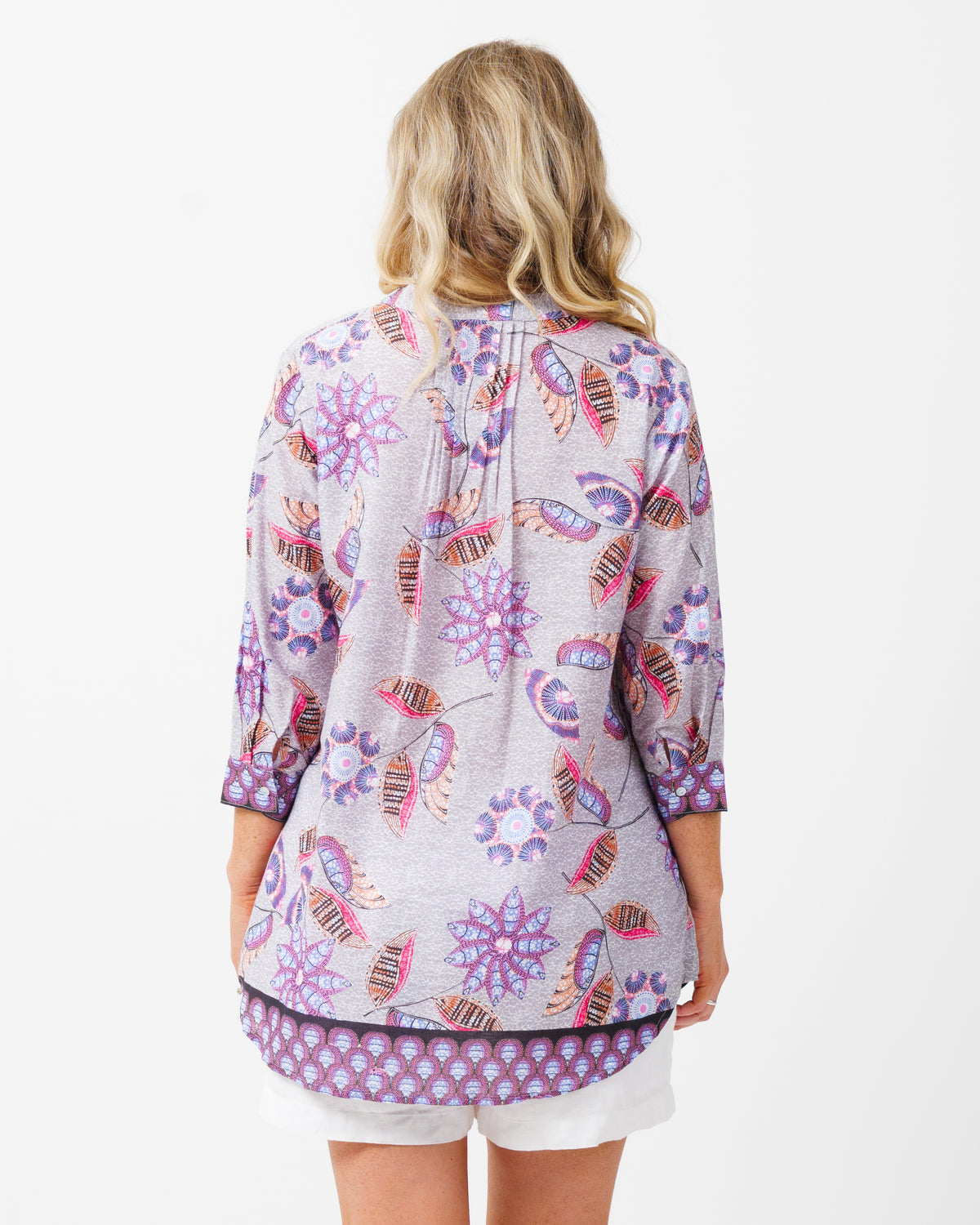 Palm Cove Top in Grey Ce Soir