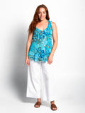 Chilli Top in Blue Bubbles