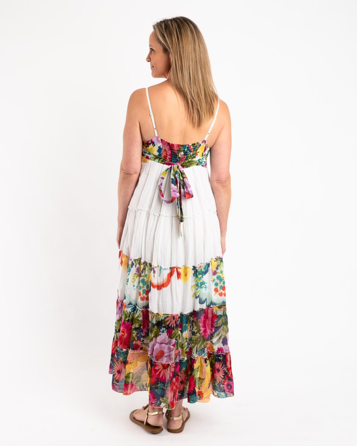 Long Strappy Lined Summer Dress