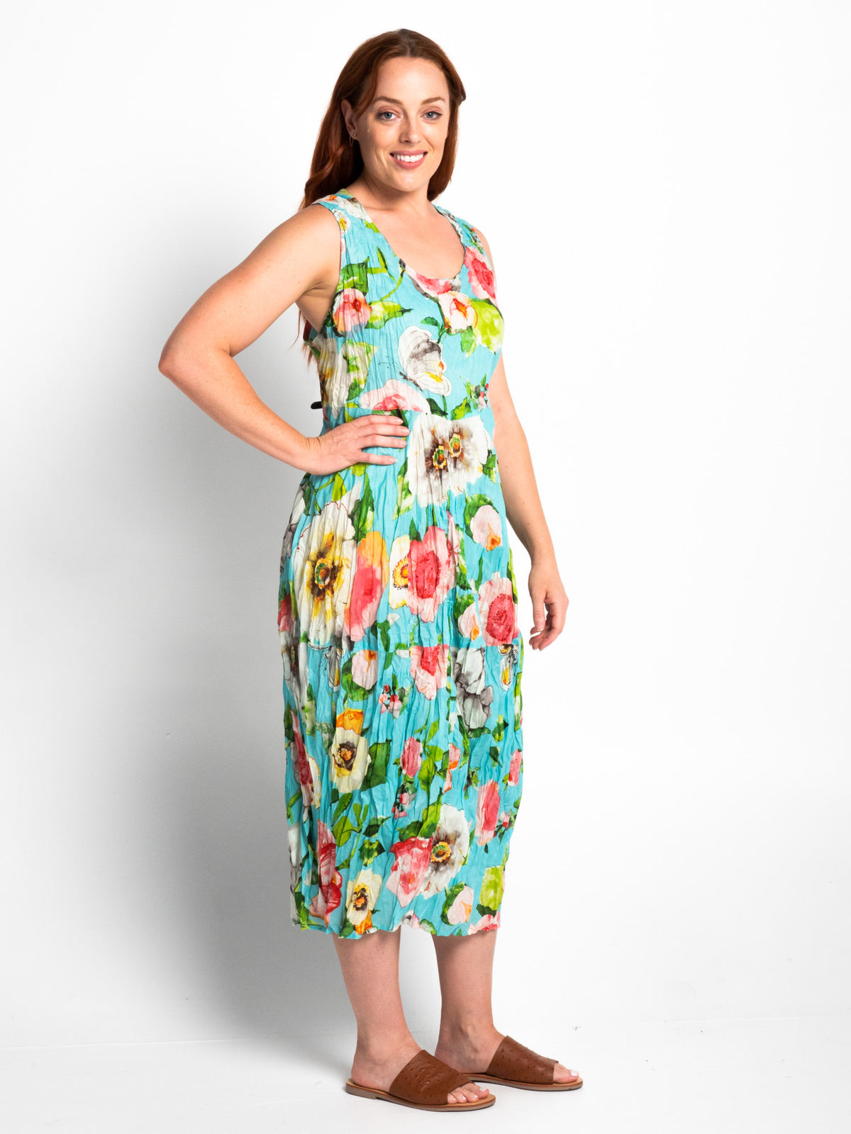 Glasshouse Free Size dress in Turquoise Pretty
