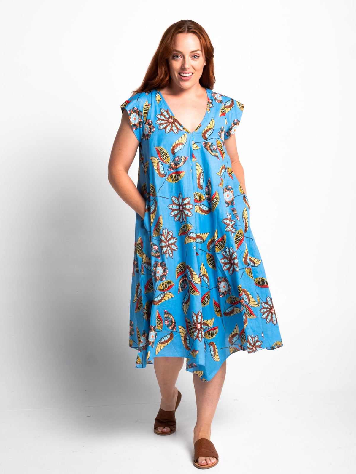Maheno Dress in Blue Ce Soir