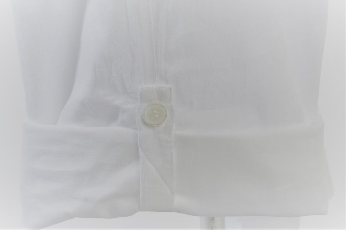 Sorrento White Cotton Pants