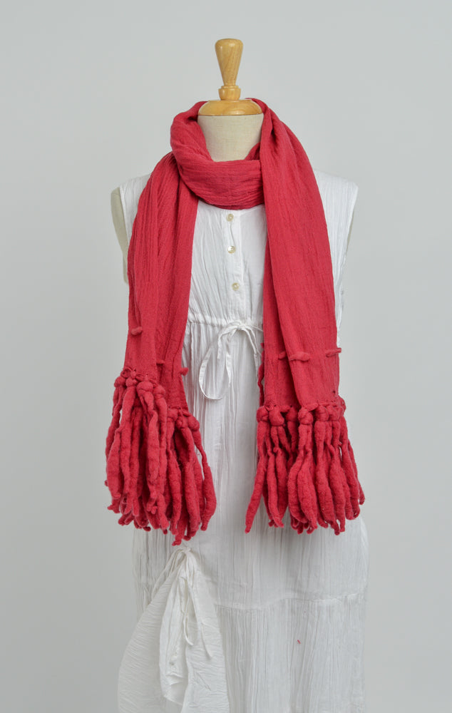 Pure Wool Scarf - Dusty Pink