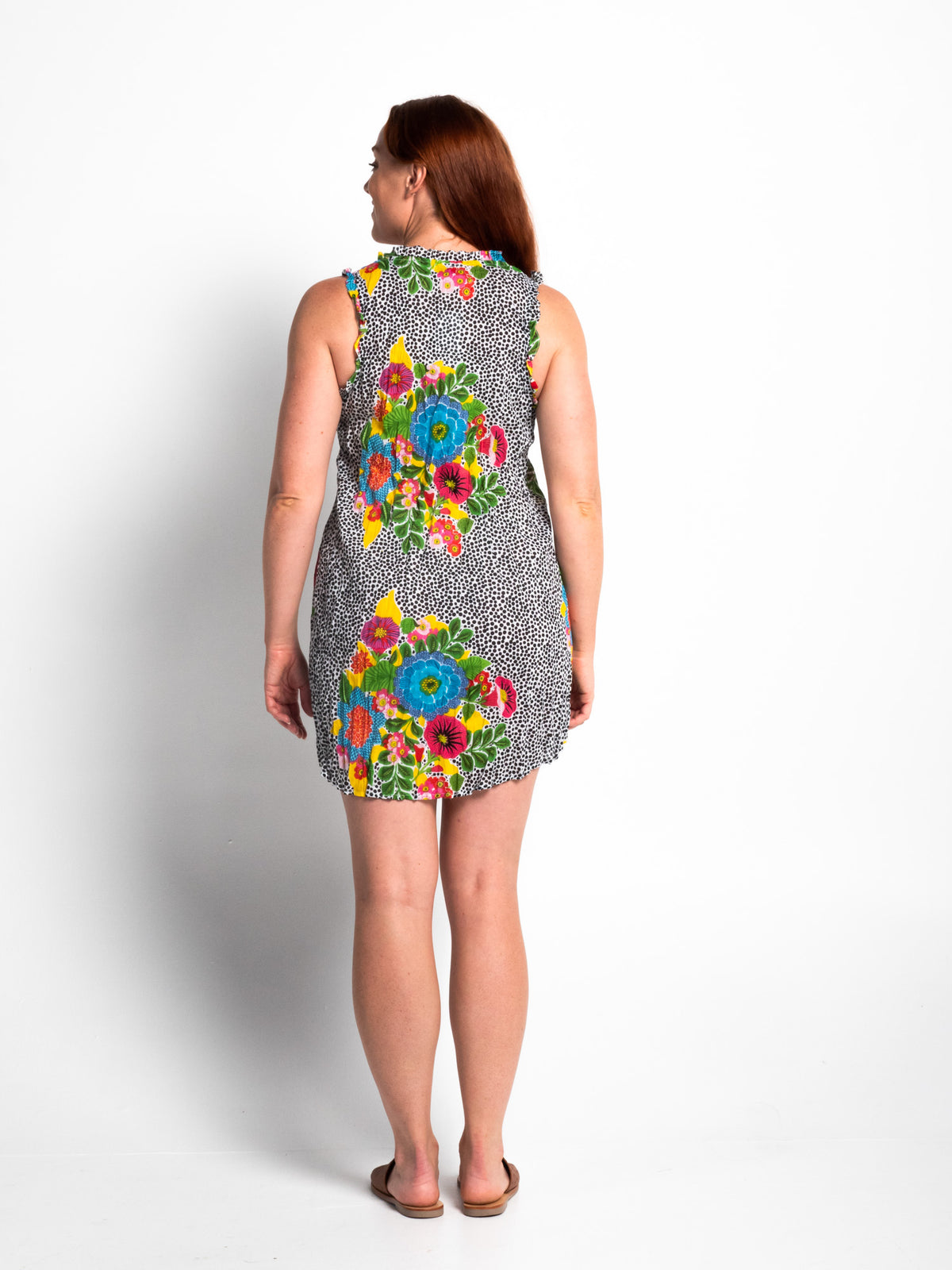 Chilli Dress in Dotty Floral
